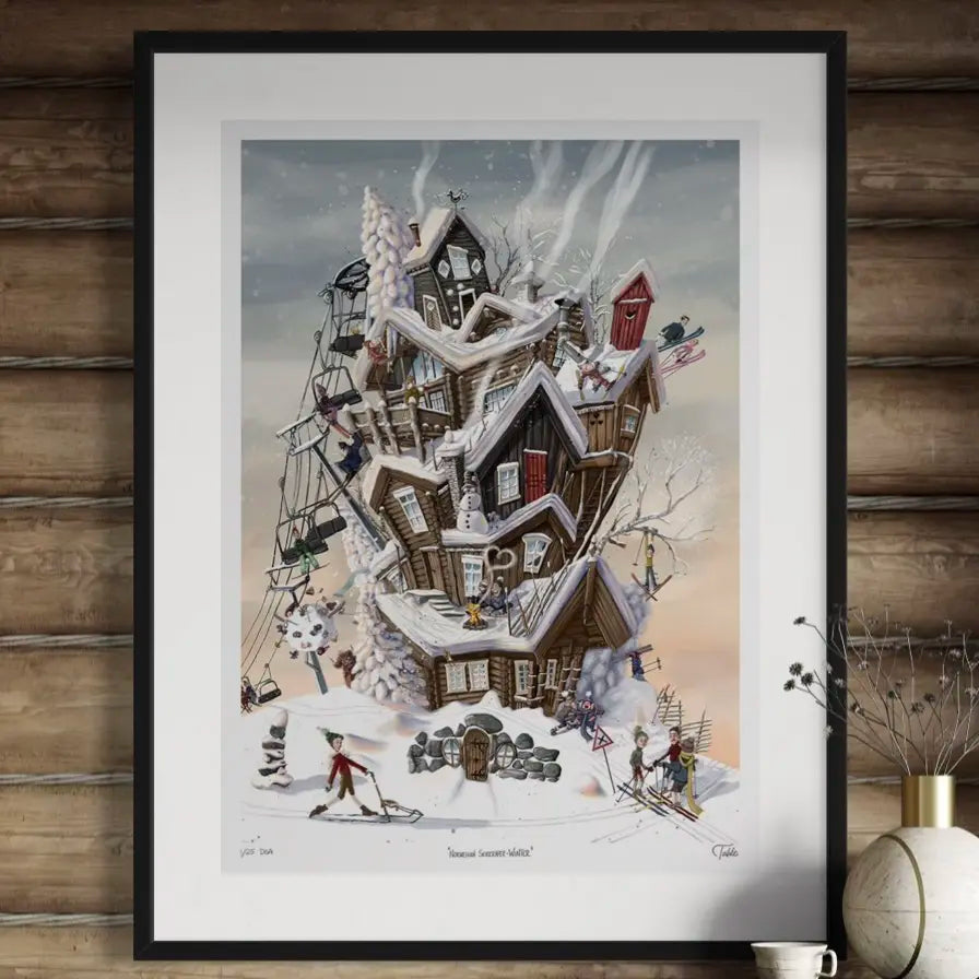 Norwegian Skyscraper - Winter - Giclée