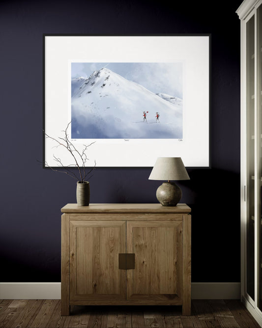 Skiers - Giclée