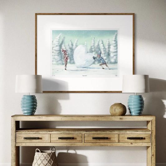 Snow Heart - Giclée
