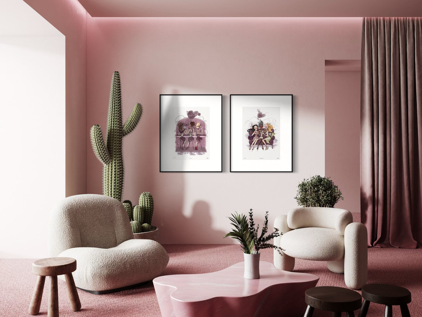 Wine o'clock - Giclée