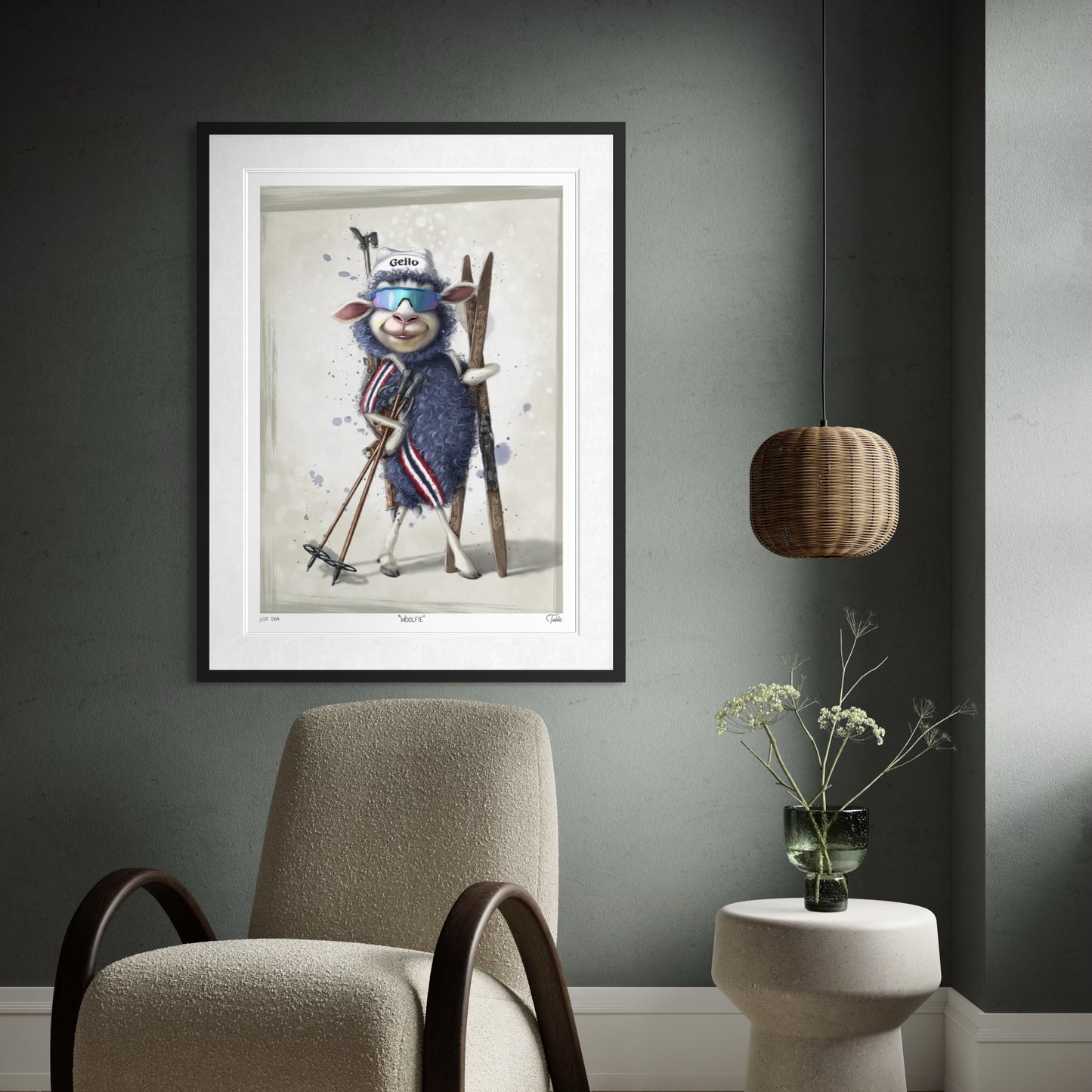 Woolfie - Giclée