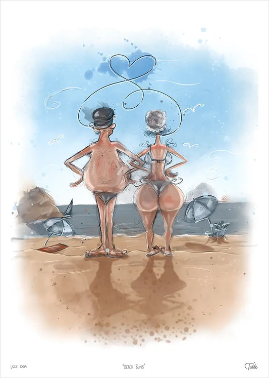 Beach Bums - Giclée