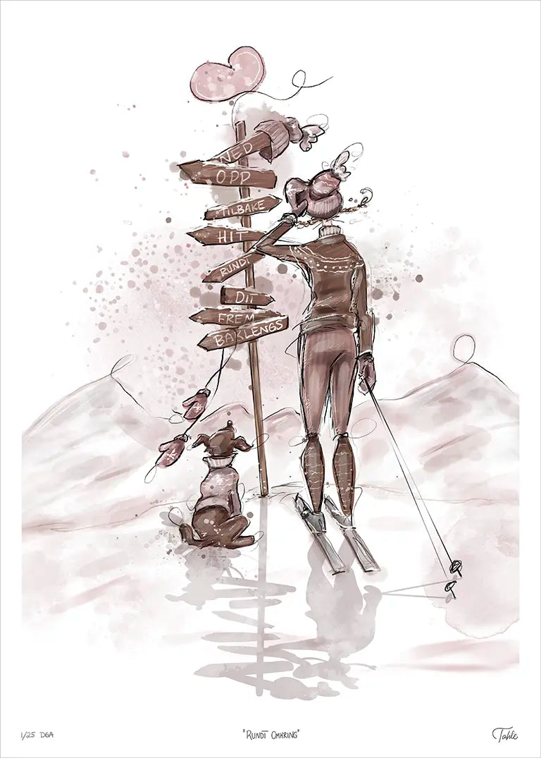 Rundt Omkring - Giclée