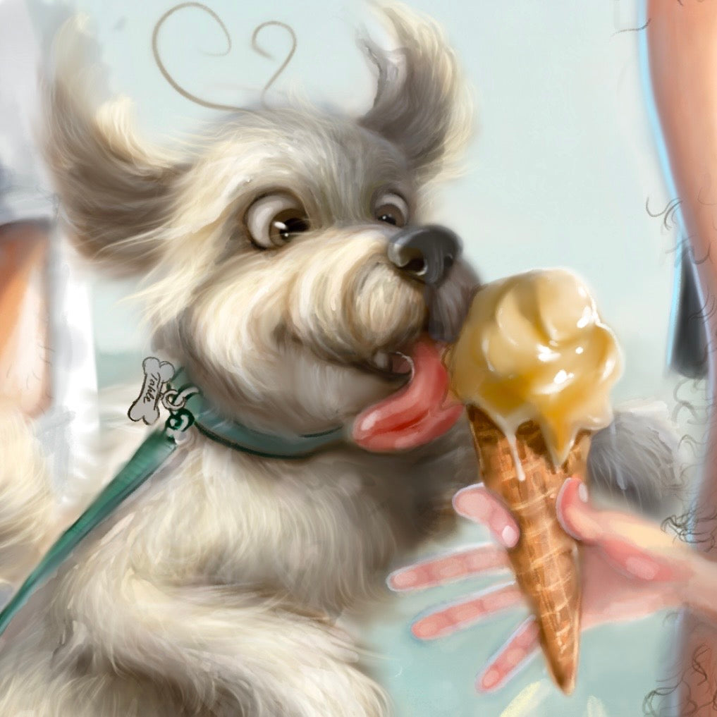 The Lick - Giclée