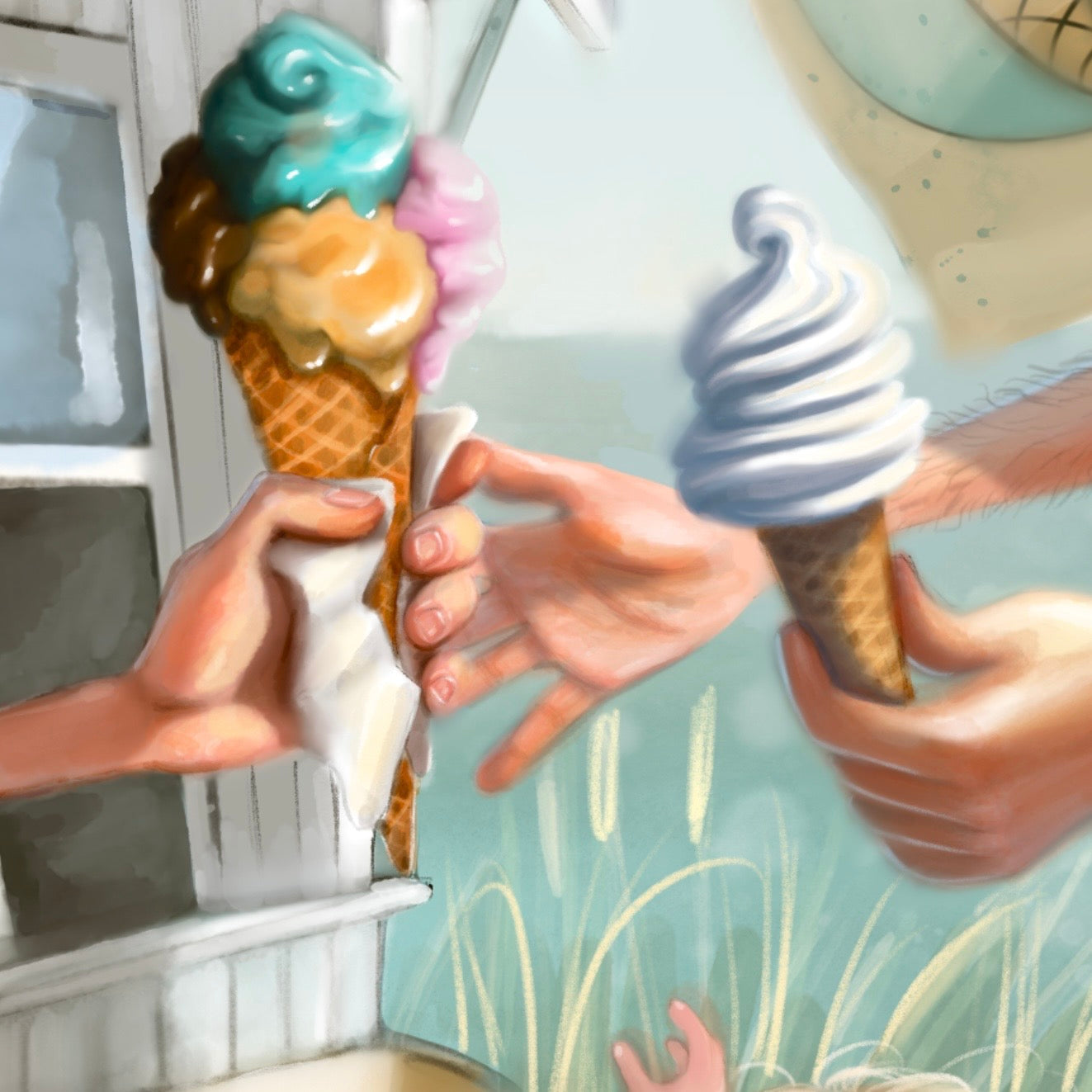 The Lick - Giclée
