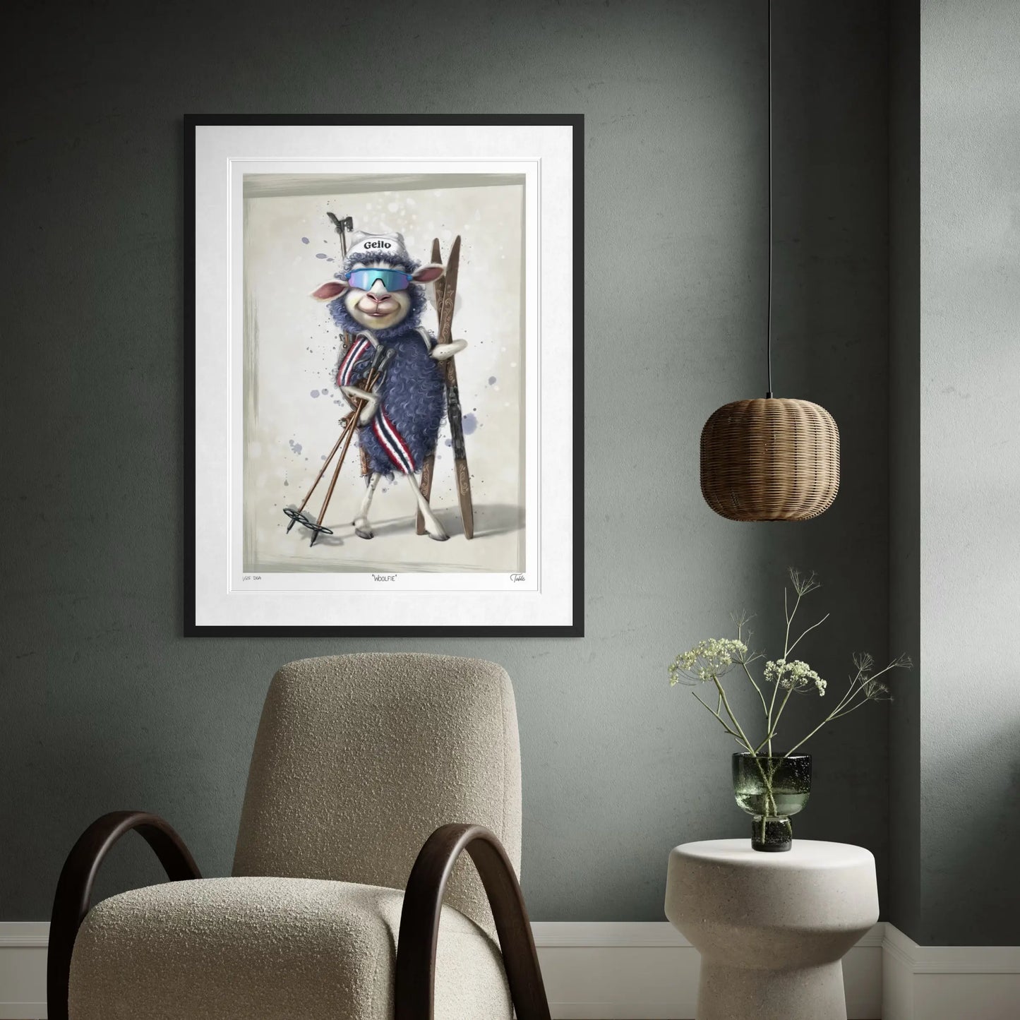 Woolfie - Giclée